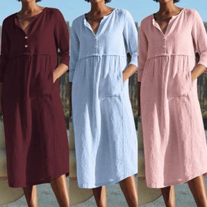 Avencea - Midi Dress - Casual - Modern Style - Perfect for Summer
