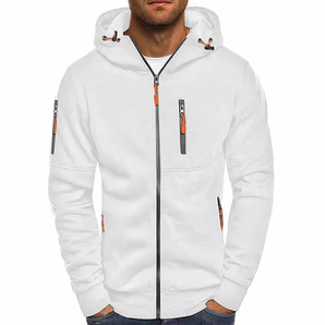 Hooded Sweatshirt with Zipper - Avencea: Elegance and Comfort for the Modern Gentleman