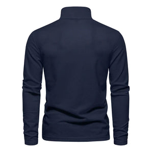 Avencea - Long-Sleeved Polo Shirt for Men
