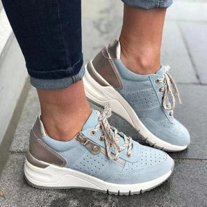 Avencea - Orthopedic Sneakers with Wedge Heels