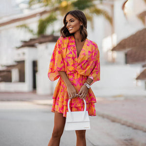 Avencea - Elegant Bohemian Mini Dress