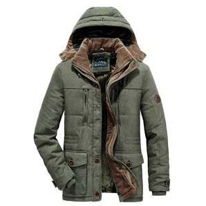Avencea - Men's winter jacket with fleece lining