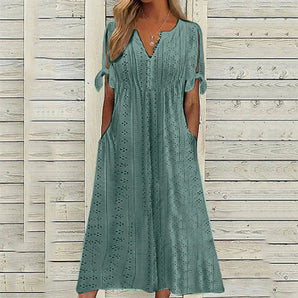 Avencea - Midi Dress - Elegant - High-Quality Materials - Ideal for Summer