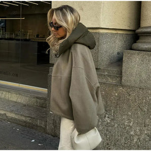 Avencea | Trendy Women's Jacket in Oversized Cut - Jacket for Modern Style