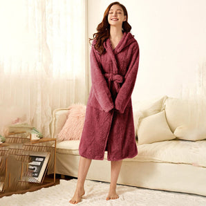 Bathrobe | Ultimate soft, cozy, and wonderfully warm with practical hood