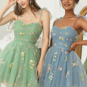 Avencea Ball Gown made of Embroidered Tulle with Satin Lining