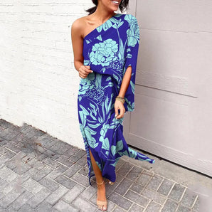 Avencea - Diagonal Shoulder Dresses