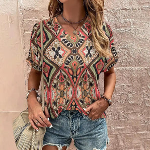Avencea - Short-Sleeve Casual Shirt Made from High-Quality, Warm, and Soft Fabric
