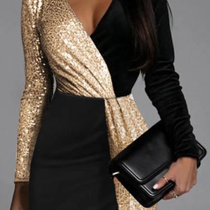 Avencea with Gold Glitter Details