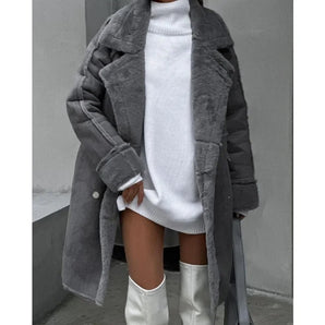 Avencea - Winter Coat Made of Faux Fur