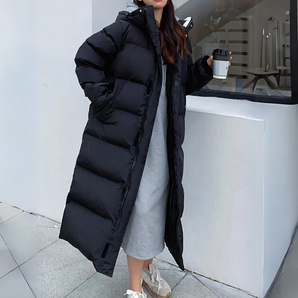 Avencea - Long Down Jacket, Rainproof Design