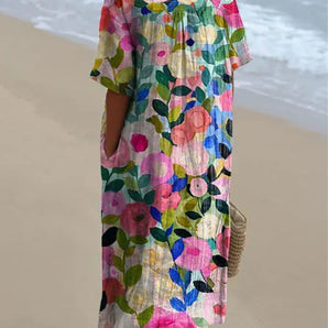 Avencea - Floral Maxi Dress for Effortless Summer Style