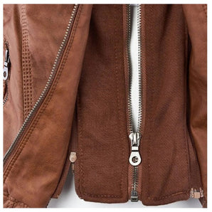 Avencea Casual Leather Jacket with Hood | Perfect for Casual Days