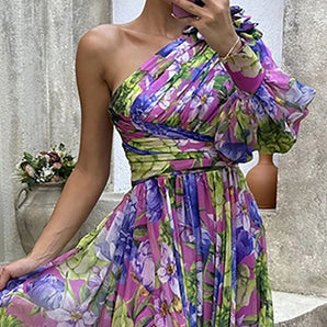 Avencea - Exquisite Elegant Floral Dress