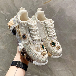 Avencea - Rhinestone Diamond Sneaker