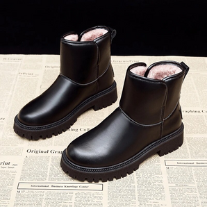 Avencea | Black Winter Boots