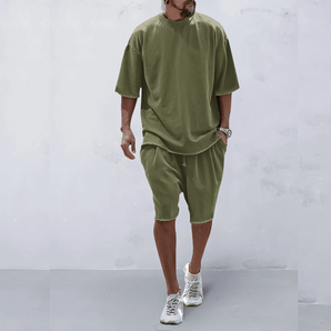 Avencea - Casual Loose Fit Solid Sports Sets for Ultimate Comfort 2023