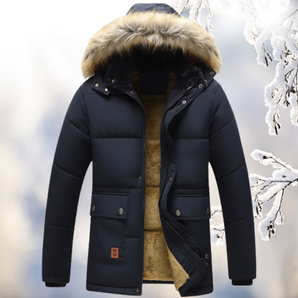 Avencea - Stay warm and stylish with the windproof parka with fur hood