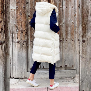 Avencea - Long Sleeveless Coat