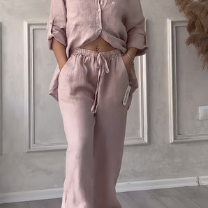 Avencea - Chic Cotton Linen Set