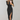 Champagne glitter jurk met korte mouw een lange snit voor dames