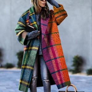 Avencea - Elegant Warm Wool Coat for Timeless Elegance and Cozy Warmth