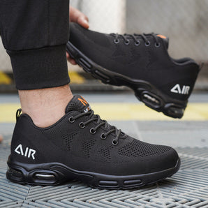 Avencea - Lightweight Waterproof Black Safety Shoes
