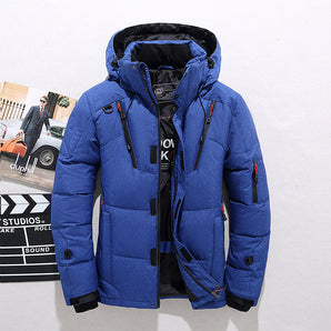 Avencea - Winter Jacket with Stand-Up Collar and Hood