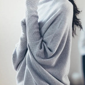 Avencea - Asymmetrical Draped Sweater