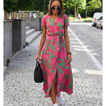 Eva™ - Stilvolles V - Ausschnitt - Kleid - Weber Baden - Fashion