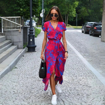 Eva™ - Stilvolles V - Ausschnitt - Kleid - Weber Baden - Fashion