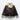 Rückansicht braune Jacke mit Kunstleder Revers