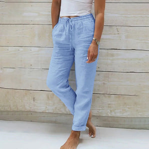Casual Long Straight Cut Pants