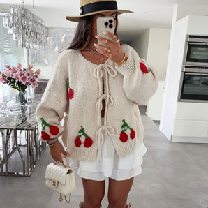 Avencea Fia Cherry Beige - Extremely Soft Material, Fits Sizes XS to XL, Model Height 1.65 m