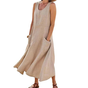 Avencea Oversized Tank Shirt Dress - Effortless Style and Comfort