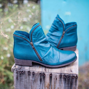 Avencea | Bio-leather boots with zipper