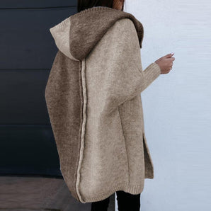 Avencea - Patchwork Casual Hoodie Cardigan